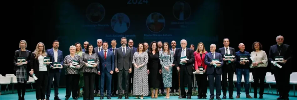 Acto de entrega de premios en las Banderas de Andalucía