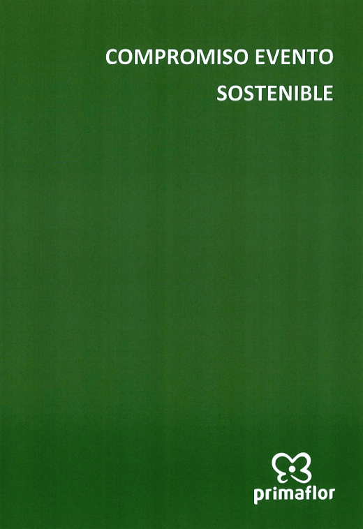 Compromiso de Evento Sostenible - V Jornada de la Cátedra Primaflor